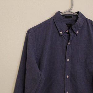 j. crew / collared shirt / blue